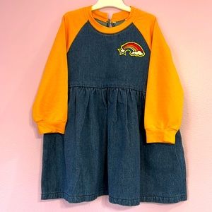 Baby Girl Denim Full Sleeves Dress